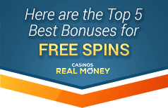 image of the top free spins bonuses